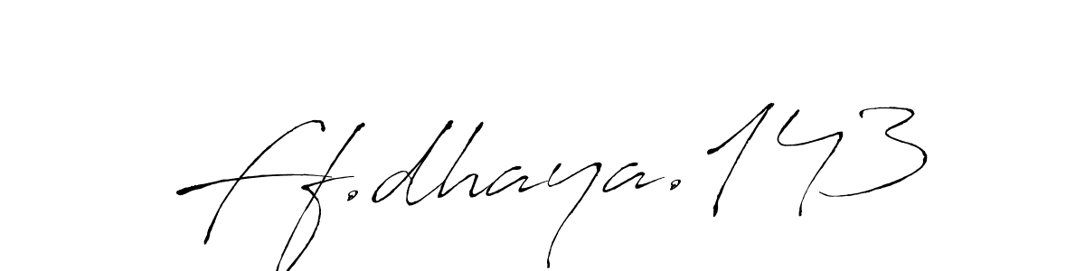 How to Draw Ff.dhaya.143 signature style? Antro_Vectra is a latest design signature styles for name Ff.dhaya.143. Ff.dhaya.143 signature style 6 images and pictures png