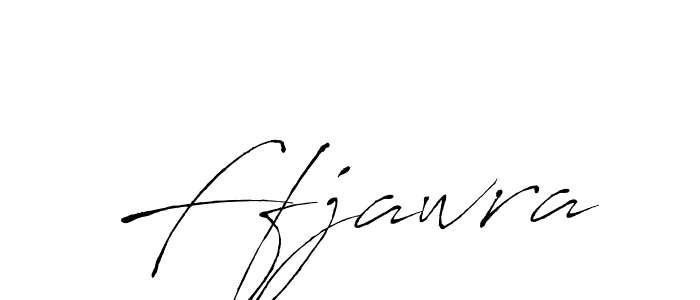 Use a signature maker to create a handwritten signature online. With this signature software, you can design (Antro_Vectra) your own signature for name Ffjawra. Ffjawra signature style 6 images and pictures png