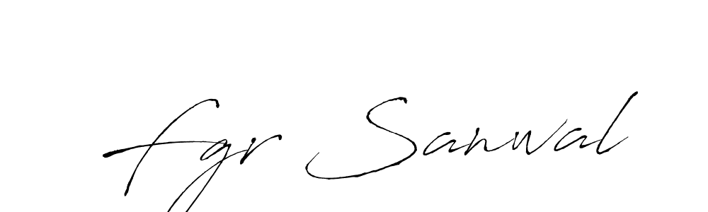 Similarly Antro_Vectra is the best handwritten signature design. Signature creator online .You can use it as an online autograph creator for name Fgr Sanwal. Fgr Sanwal signature style 6 images and pictures png