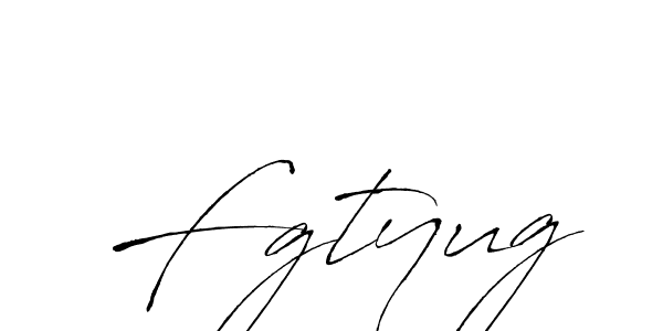 Create a beautiful signature design for name Fgtyug. With this signature (Antro_Vectra) fonts, you can make a handwritten signature for free. Fgtyug signature style 6 images and pictures png