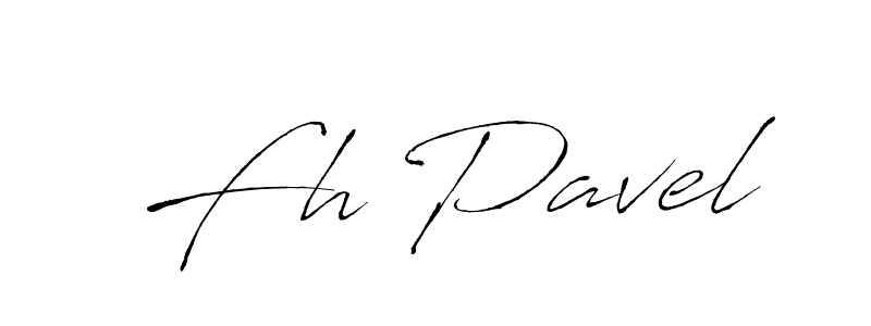 How to make Fh Pavel signature? Antro_Vectra is a professional autograph style. Create handwritten signature for Fh Pavel name. Fh Pavel signature style 6 images and pictures png