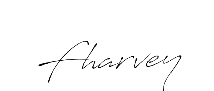 Design your own signature with our free online signature maker. With this signature software, you can create a handwritten (Antro_Vectra) signature for name Fharvey. Fharvey signature style 6 images and pictures png