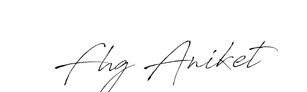 Design your own signature with our free online signature maker. With this signature software, you can create a handwritten (Antro_Vectra) signature for name Fhg Aniket. Fhg Aniket signature style 6 images and pictures png