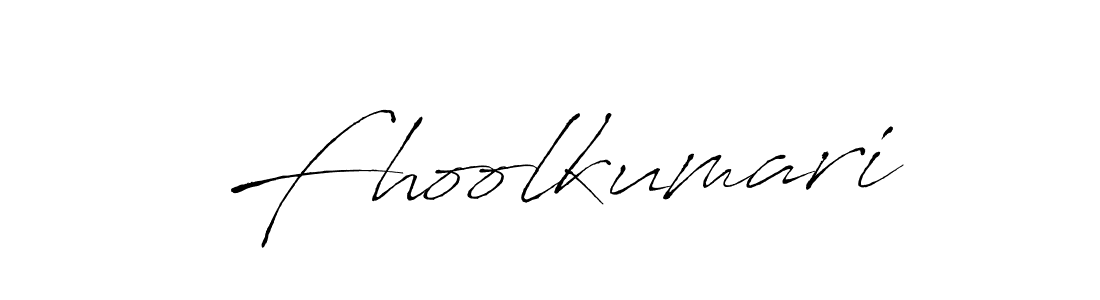 How to make Fhoolkumari name signature. Use Antro_Vectra style for creating short signs online. This is the latest handwritten sign. Fhoolkumari signature style 6 images and pictures png