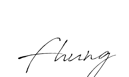 Design your own signature with our free online signature maker. With this signature software, you can create a handwritten (Antro_Vectra) signature for name Fhung. Fhung signature style 6 images and pictures png