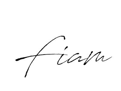 Fiam stylish signature style. Best Handwritten Sign (Antro_Vectra) for my name. Handwritten Signature Collection Ideas for my name Fiam. Fiam signature style 6 images and pictures png