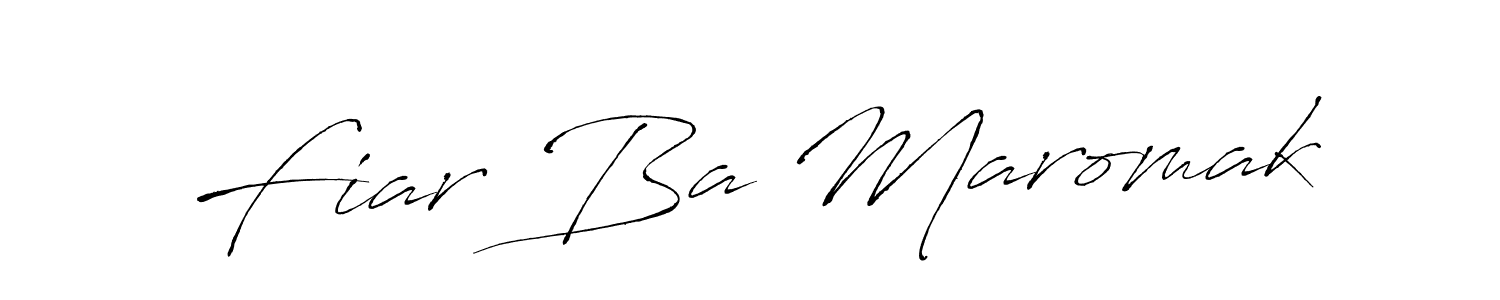 Design your own signature with our free online signature maker. With this signature software, you can create a handwritten (Antro_Vectra) signature for name Fiar Ba Maromak. Fiar Ba Maromak signature style 6 images and pictures png