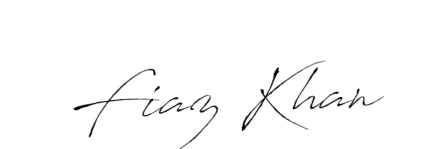 How to make Fiaz Khan name signature. Use Antro_Vectra style for creating short signs online. This is the latest handwritten sign. Fiaz Khan signature style 6 images and pictures png