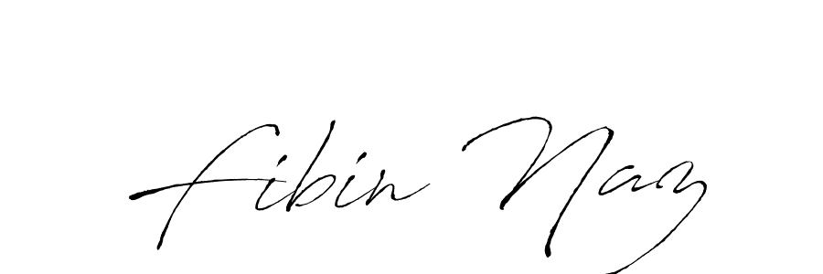 Create a beautiful signature design for name Fibin Naz. With this signature (Antro_Vectra) fonts, you can make a handwritten signature for free. Fibin Naz signature style 6 images and pictures png