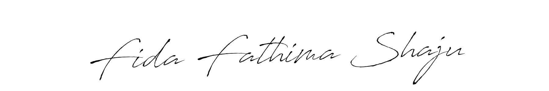 Use a signature maker to create a handwritten signature online. With this signature software, you can design (Antro_Vectra) your own signature for name Fida Fathima Shaju. Fida Fathima Shaju signature style 6 images and pictures png