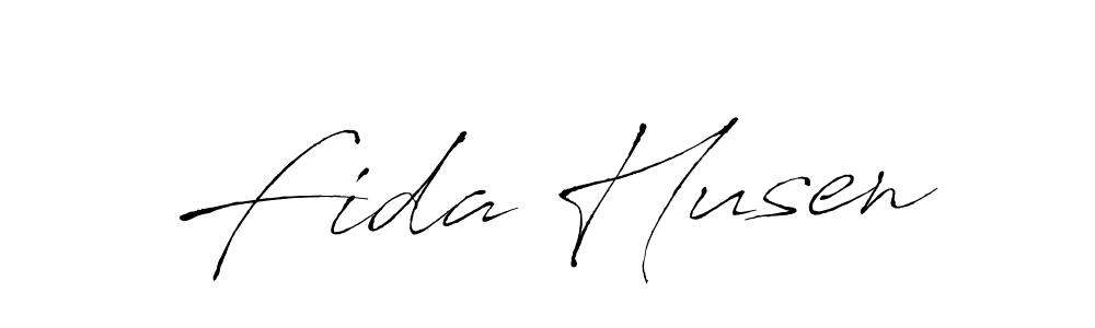 Make a beautiful signature design for name Fida Husen. With this signature (Antro_Vectra) style, you can create a handwritten signature for free. Fida Husen signature style 6 images and pictures png