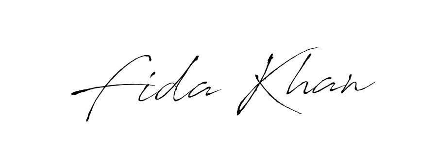 You should practise on your own different ways (Antro_Vectra) to write your name (Fida Khan) in signature. don't let someone else do it for you. Fida Khan signature style 6 images and pictures png