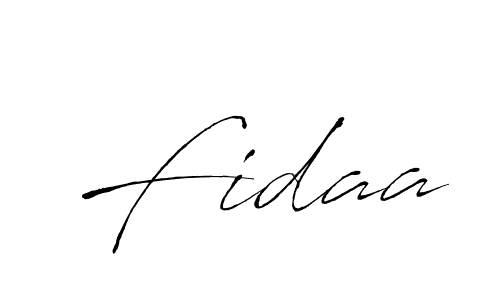 Use a signature maker to create a handwritten signature online. With this signature software, you can design (Antro_Vectra) your own signature for name Fidaa. Fidaa signature style 6 images and pictures png