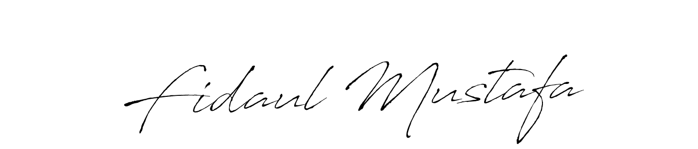 Design your own signature with our free online signature maker. With this signature software, you can create a handwritten (Antro_Vectra) signature for name Fidaul Mustafa. Fidaul Mustafa signature style 6 images and pictures png