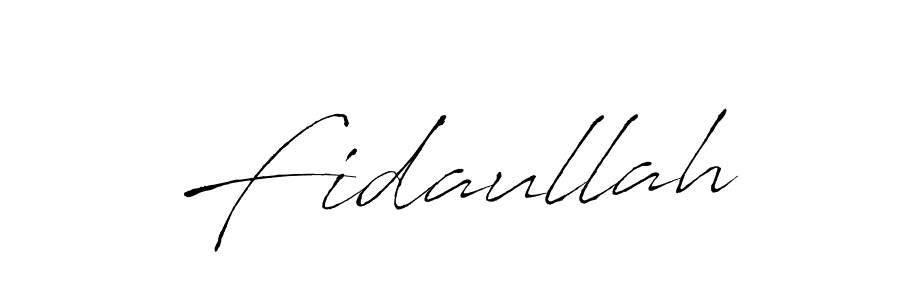 Create a beautiful signature design for name Fidaullah. With this signature (Antro_Vectra) fonts, you can make a handwritten signature for free. Fidaullah signature style 6 images and pictures png