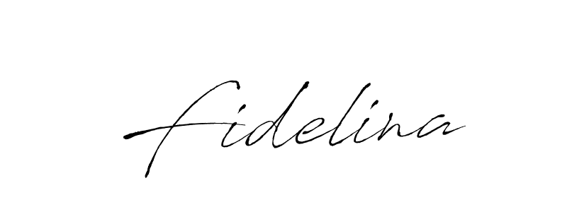 How to make Fidelina name signature. Use Antro_Vectra style for creating short signs online. This is the latest handwritten sign. Fidelina signature style 6 images and pictures png