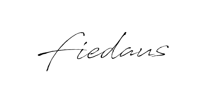 Make a beautiful signature design for name Fiedaus. With this signature (Antro_Vectra) style, you can create a handwritten signature for free. Fiedaus signature style 6 images and pictures png