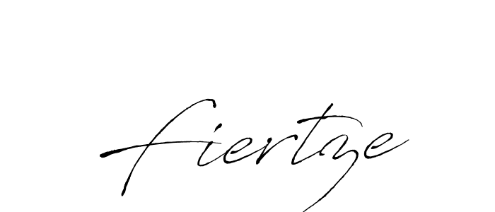 Make a beautiful signature design for name Fiertze. With this signature (Antro_Vectra) style, you can create a handwritten signature for free. Fiertze signature style 6 images and pictures png