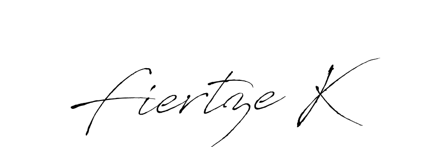 How to Draw Fiertze K signature style? Antro_Vectra is a latest design signature styles for name Fiertze K. Fiertze K signature style 6 images and pictures png