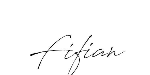 How to make Fifian signature? Antro_Vectra is a professional autograph style. Create handwritten signature for Fifian name. Fifian signature style 6 images and pictures png