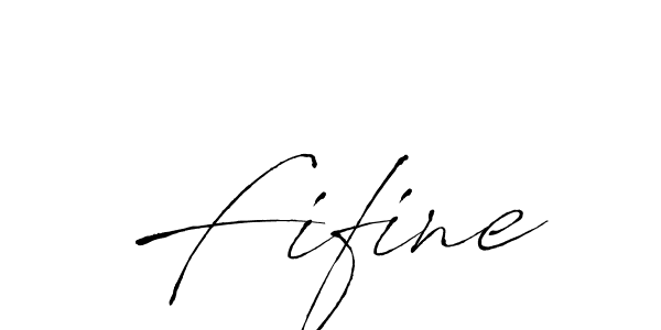 Design your own signature with our free online signature maker. With this signature software, you can create a handwritten (Antro_Vectra) signature for name Fifine. Fifine signature style 6 images and pictures png
