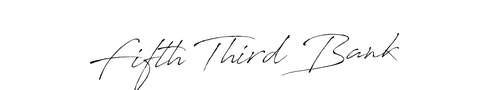 Use a signature maker to create a handwritten signature online. With this signature software, you can design (Antro_Vectra) your own signature for name Fifth Third Bank. Fifth Third Bank signature style 6 images and pictures png