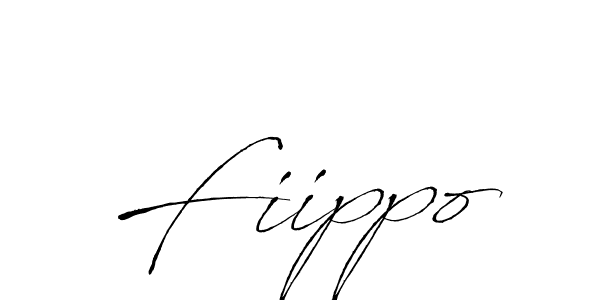Fiippo stylish signature style. Best Handwritten Sign (Antro_Vectra) for my name. Handwritten Signature Collection Ideas for my name Fiippo. Fiippo signature style 6 images and pictures png