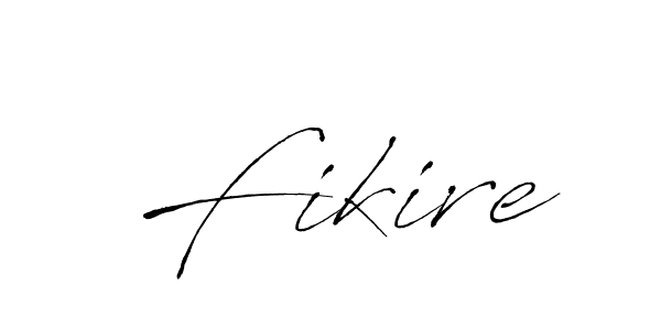 Similarly Antro_Vectra is the best handwritten signature design. Signature creator online .You can use it as an online autograph creator for name Fikire. Fikire signature style 6 images and pictures png