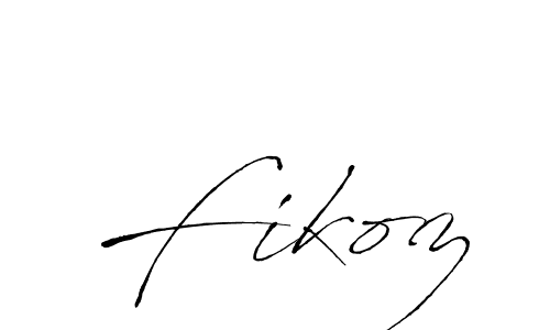 The best way (Antro_Vectra) to make a short signature is to pick only two or three words in your name. The name Fikoz include a total of six letters. For converting this name. Fikoz signature style 6 images and pictures png