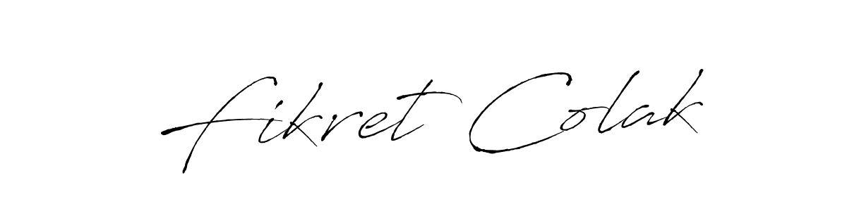 Use a signature maker to create a handwritten signature online. With this signature software, you can design (Antro_Vectra) your own signature for name Fikret Colak. Fikret Colak signature style 6 images and pictures png