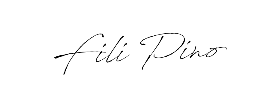 Create a beautiful signature design for name Fili Pino. With this signature (Antro_Vectra) fonts, you can make a handwritten signature for free. Fili Pino signature style 6 images and pictures png