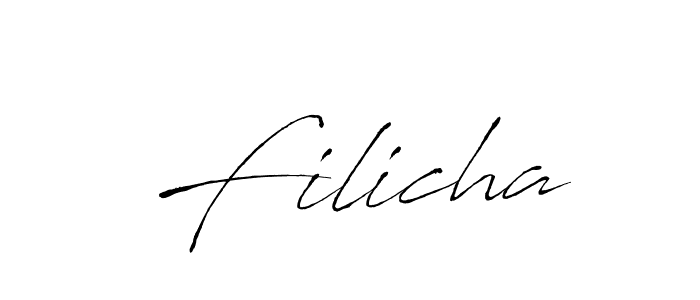 Also we have Filicha name is the best signature style. Create professional handwritten signature collection using Antro_Vectra autograph style. Filicha signature style 6 images and pictures png