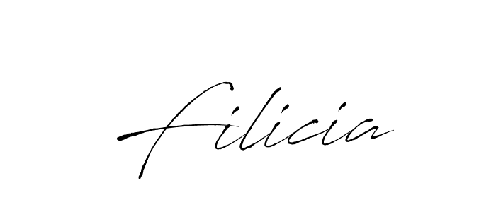 Also we have Filicia name is the best signature style. Create professional handwritten signature collection using Antro_Vectra autograph style. Filicia signature style 6 images and pictures png