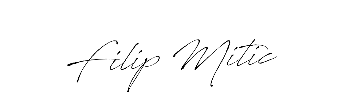 Create a beautiful signature design for name Filip Mitic. With this signature (Antro_Vectra) fonts, you can make a handwritten signature for free. Filip Mitic signature style 6 images and pictures png