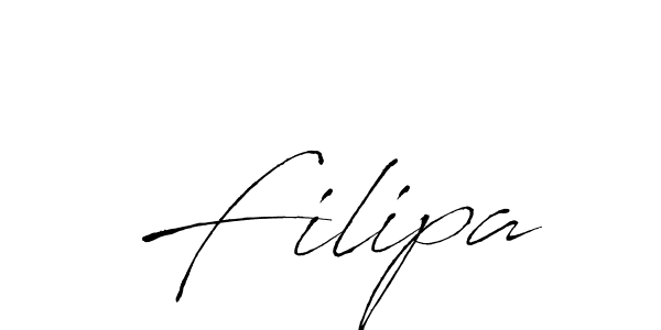 Antro_Vectra is a professional signature style that is perfect for those who want to add a touch of class to their signature. It is also a great choice for those who want to make their signature more unique. Get Filipa name to fancy signature for free. Filipa signature style 6 images and pictures png