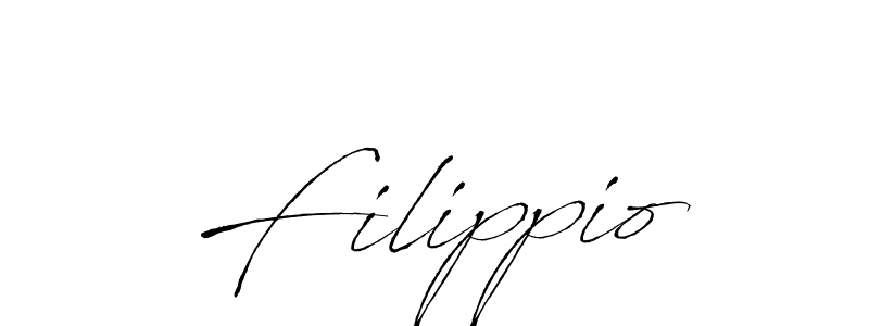 Once you've used our free online signature maker to create your best signature Antro_Vectra style, it's time to enjoy all of the benefits that Filippio name signing documents. Filippio signature style 6 images and pictures png