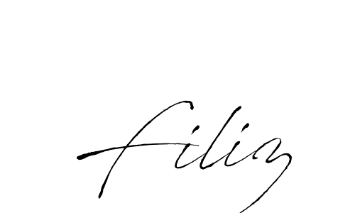 The best way (Antro_Vectra) to make a short signature is to pick only two or three words in your name. The name Filiz include a total of six letters. For converting this name. Filiz signature style 6 images and pictures png