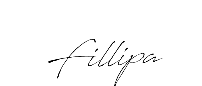 Also we have Fillipa name is the best signature style. Create professional handwritten signature collection using Antro_Vectra autograph style. Fillipa signature style 6 images and pictures png
