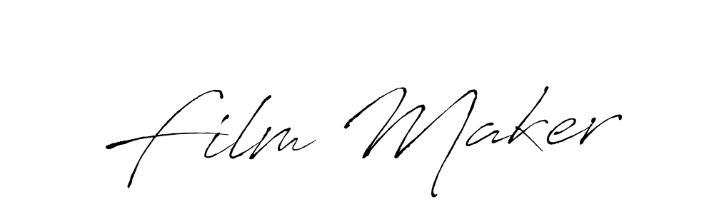 Use a signature maker to create a handwritten signature online. With this signature software, you can design (Antro_Vectra) your own signature for name Film Maker. Film Maker signature style 6 images and pictures png