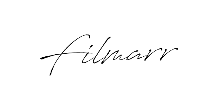 Design your own signature with our free online signature maker. With this signature software, you can create a handwritten (Antro_Vectra) signature for name Filmarr. Filmarr signature style 6 images and pictures png