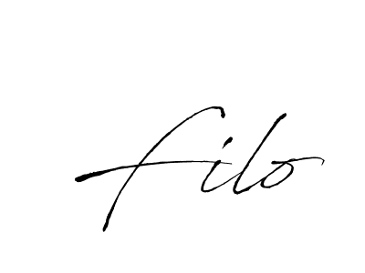 How to make Filo name signature. Use Antro_Vectra style for creating short signs online. This is the latest handwritten sign. Filo signature style 6 images and pictures png