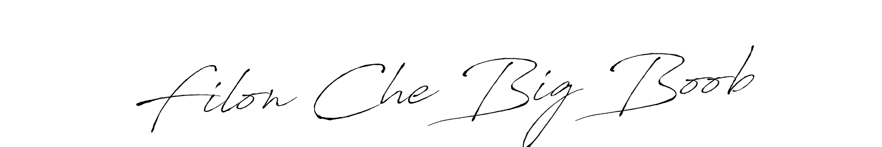 Filon Che Big Boob stylish signature style. Best Handwritten Sign (Antro_Vectra) for my name. Handwritten Signature Collection Ideas for my name Filon Che Big Boob. Filon Che Big Boob signature style 6 images and pictures png