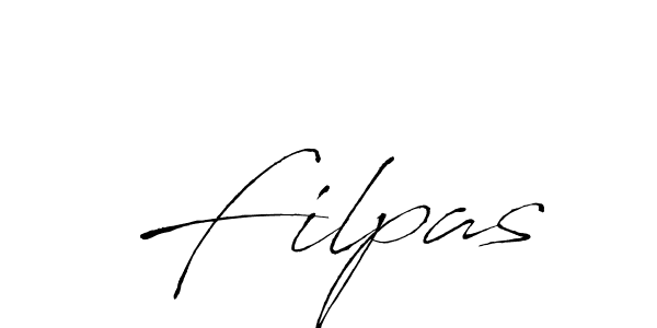 You should practise on your own different ways (Antro_Vectra) to write your name (Filpas) in signature. don't let someone else do it for you. Filpas signature style 6 images and pictures png
