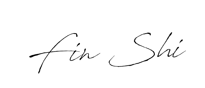 Also we have Fin Shi name is the best signature style. Create professional handwritten signature collection using Antro_Vectra autograph style. Fin Shi signature style 6 images and pictures png