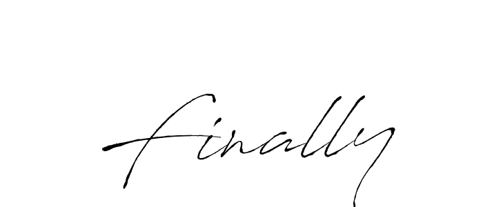 Create a beautiful signature design for name Finally. With this signature (Antro_Vectra) fonts, you can make a handwritten signature for free. Finally signature style 6 images and pictures png