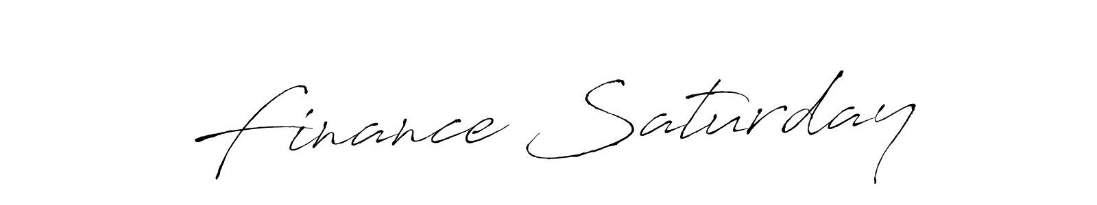 Use a signature maker to create a handwritten signature online. With this signature software, you can design (Antro_Vectra) your own signature for name Finance Saturday. Finance Saturday signature style 6 images and pictures png