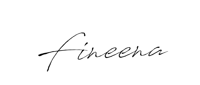How to make Fineena signature? Antro_Vectra is a professional autograph style. Create handwritten signature for Fineena name. Fineena signature style 6 images and pictures png