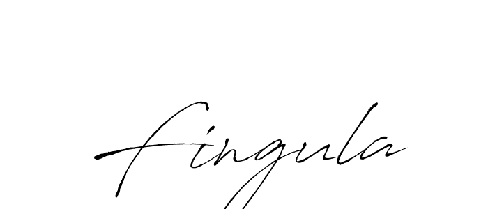 Fingula stylish signature style. Best Handwritten Sign (Antro_Vectra) for my name. Handwritten Signature Collection Ideas for my name Fingula. Fingula signature style 6 images and pictures png