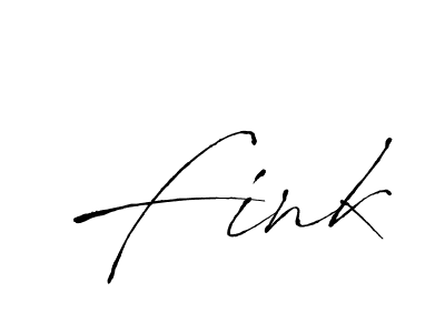 Make a beautiful signature design for name Fink. With this signature (Antro_Vectra) style, you can create a handwritten signature for free. Fink signature style 6 images and pictures png