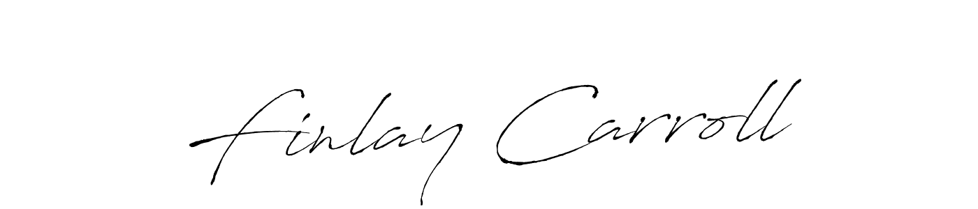 Design your own signature with our free online signature maker. With this signature software, you can create a handwritten (Antro_Vectra) signature for name Finlay Carroll. Finlay Carroll signature style 6 images and pictures png